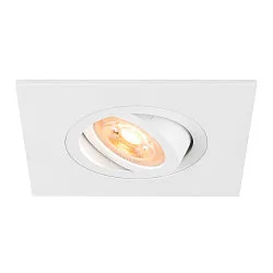 Deckeneinbauleuchte NEW TRIA® 75 XL, quadratisch, GU10, max. 10W, IP20, weiß