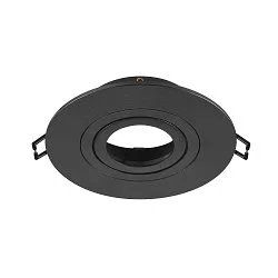 recessed ceiling ring NEW TRIA® 75 XL round, black