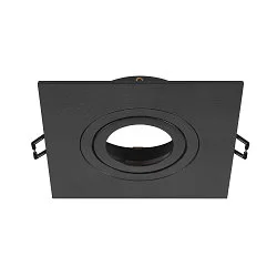recessed ceiling ring NEW TRIA® 75 XL square, black
