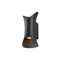 Outdoor LED Wandstrahler MODELA UP/DOWN, IP65 IK07, 7.5W 2700K 810lm 2x60°, dimmbar, schwarz matt