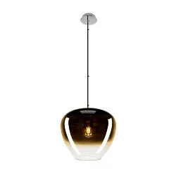 Pendelleuchte PANTILO CONVEX 40, 150cm, E27, IP20, gold