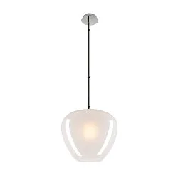 Pendelleuchte PANTILO CONVEX 40, 150cm, E27, IP20, weiß