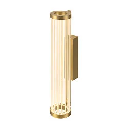 LED Wandleuchte QUIMERA PHASE, 2700/3000K (CCT Switch), CRi >90, dimmbar, gebürstet messing
