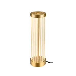 LED Tischleuchte QUIMERA PHASE, 4.3W 2700/3000K (CCT Switch) 110lm, CRi >90, dimmbar, gebürstet messing