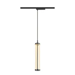 LED 1-Phasen-Pendelleuchte QUIMERA PHASE, 8W 2700K 320lm, CRi >90, dimmbar, dunkel bronze