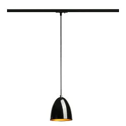 1-phase pendant luminaire PARA CONE 14 GU10 IP20, black dimmable