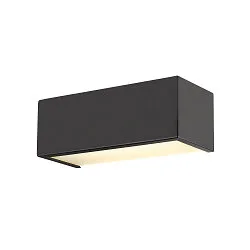 LED Wandaufbauleuchte CHROMBO PHASE, quadratisch, 8W 3000K 120°, CRi >90, dimmbar, schwarz