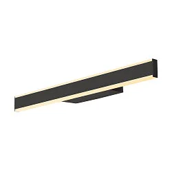 LED Wandaufbauleuchte ONE LINEAR 50 PHASE, Up/Down, IP44, 52.2cm, 14W 2700/3000K (CCT Switch), CRi >90, dimmbar, schwarz