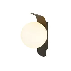Wandleuchte SUN PHASE, G9 max. 40W (LED), schwarz, rund