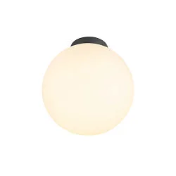 ceiling luminaire SUN 30 round E27 IP20, black dimmable