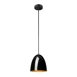 Pendelleuchte PARA CONE 20, E27 max. 60W, Aluminium, gold / schwarz