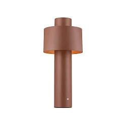 Outdoor Sockelleuchte PHOTONI CYL POLE 45, IP65 IK08, 45cm, zylindrisch, E27, Aluminium, seeluft-beständig, rost matt