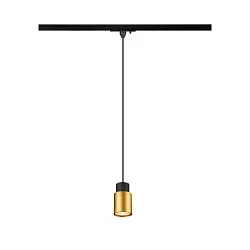 1-Phasen Pendelleuchte PURI 2.0 TUBE, GU10 max. 6W, schwarz / gold