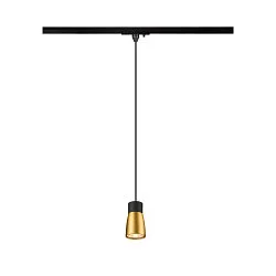 1-Phasen Pendelleuchte PURI 2.0 DOME, GU10 max. 6W, schwarz / gold