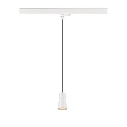 3-phase pendant luminaire PURI 2.0 - CONE conical GU10 IP20, white dimmable