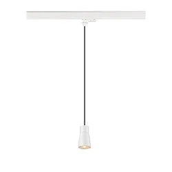 3-phase pendant luminaire PURI 2.0 - DOME half round GU10 IP20, white dimmable