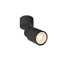 Wand- und Deckenleuchte PURI 2.0 TUBE, GU10 max. 6W , schwarz