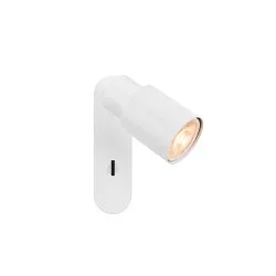 Wand- und Deckenleuchte PURI 2.0 TUBE, rechteckig, mit Schalter, GU10 max. 6W, weiß