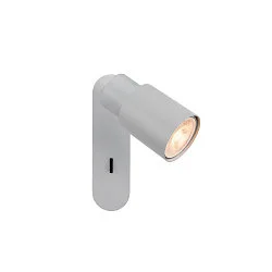 Wand- und Deckenleuchte PURI 2.0 TUBE, rechteckig, mit Schalter, GU10 max. 6W, grau
