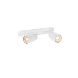 Wand- und Deckenleuchte PURI 2.0 TUBE, asymmetrisch, 2x GU10 max. 6W, weiß