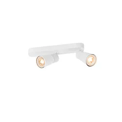 Wand- und Deckenleuchte PURI 2.0 CONE, asymmetrisch, 2x GU10 max. 6W, weiß