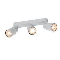 Wand- und Deckenleuchte PURI 2.0 TUBE, Long, 3x GU10 max. 6W GU10, grau