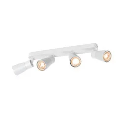 Wand- und Deckenleuchte PURI 2.0 DOME, Long, 4x GU10 max. 6W, weiß