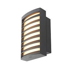Outdoor  LED-Wandleuchte RASTERLYS WL, IP65 IK06, mit Diffusor, gewölbt, 14W 2700/3000K 400lm 70°, dimmbar, anthrazit