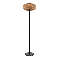 LED Ootdoor Solar Stehleuchte ADEGAN, 4,35W, 2200K, 100lm, IP65, dimmbar, braun