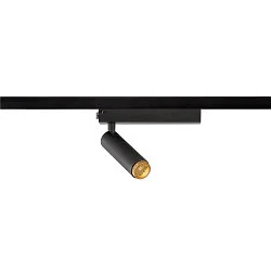 LED 1-Phasen-Strahler GRIP! S PHASE, zylindrisch, 11W 3000K 29°, CRi >90, dimmbar, schwenkbar, schwarz / gold