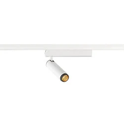 LED 1-Phasen-Strahler GRIP! S PHASE DTW, zylindrisch, 11W 2000-3000K 29°, CRi >90, Dim-to-Warm, schwenkbar, weiß / schwarz