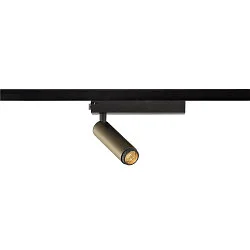 LED 1-Phasen-Strahler GRIP! S PHASE DTW, zylindrisch, 11W 2000-3000K 29°, CRi >90, Dim-to-Warm, schwenkbar, bronze / schwarz