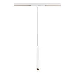 LED Niedervolt-Pendelleuchte GRIP! S DALI, 48V, 2700K 29°, DALI dimmbar, weiß / schwarz