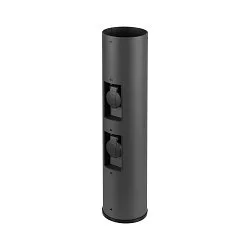 Poller M-POL 60, mit 2 Steckdosen, 53.4cm, 4-polig, anthrazit