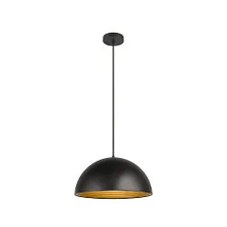 Pendelleuchte FORCHINI M 40, E27 max. 40W, matt schwarz / matt gold