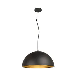 Pendelleuchte FORCHINI M 50, E27 max. 40W, matt schwarz / matt gold