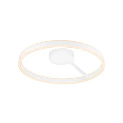 LED Wand- und Deckenleuchte ONE PHASE, Up/Down, Ø 60cm, 23W 2700/3000K (CCT Switch) 2x130°, CRi >90, dimmbar, weiß