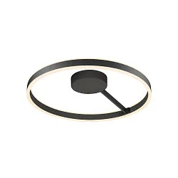 LED Wand- und Deckenleuchte ONE DALI, Up/Down, Ø 60cm, 23W 2700/3000K (CCT Switch) 130°, DALI dimmbar, schwarz