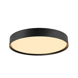 LED Wand- und Deckenleuchte DECONA PHASE, rund, 23W 2700/3000K (CCT Switch), dimmbar, schwarz
