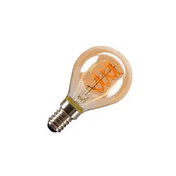 LED Tropfenlampe G35, E14, 2W 1800K, gold