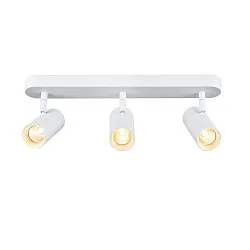 LED Wand- und Deckenstrahler NOBLO® TRIPLE PHASE, IP20, 3-flammig, kardanisch, CRi>90, dimmbar, 19W 3000K 2360lm 32°, weiß
