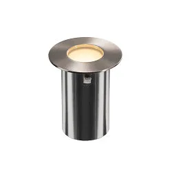 LED Boden-Einbauleuchte TRAIL-LITE® 60, IP67 IK08, Einzelleuchte, Ø 6cm, 24V DC (exkl. BG), 0.9W 3000K 25lm, Edelstahl 316