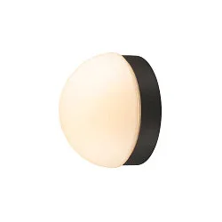 LED Wand-/Deckenleuchte CYFT DOME, 6,5W, 2700/3000/4000K, IP65, IK02, dimmbar, schwarz