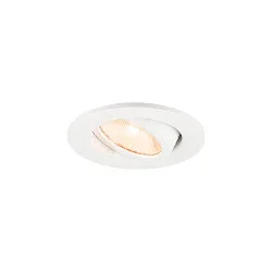 LED Deckeneinbauleuchte NEW TRIA® 45, rund, 24°, 4W, 2700K, 360lm, UGR<22, IK02, IP20, weiß