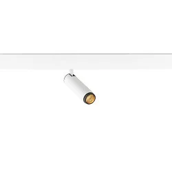LED Strahler GRIP! S, 48V, zylindrisch, 29°, 9,8W, 2000-3000K, 350lm, Dim-to-Warm, IP20, IK02, weiß/schwarz