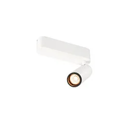 LED Deckenaufbauleuchte GRIP! M SINGLE, 42°, 14W, IP20, dimmbar, 2700K, 1450lm, weiß/schwarz