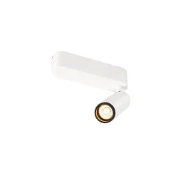 LED Deckenaufbauleuchte GRIP! M SINGLE, 42°, 14W, IP20, dimmbar, 3000K, 1540lm, weiß/schwarz