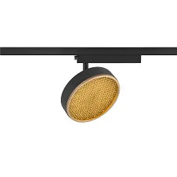 LED 1-Phasen Strahler GRIP! FLAT, 16W 2700/3000K (CCT Switch), CRi>90, dimmbar, UGR<15, Wabenfilter, kardanisch, schwarz / gold