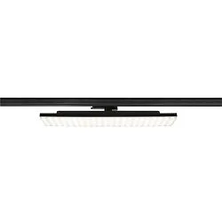 LED 3-Phasen Strahler SIGHT PANEL DALI-2, 58x19cm, eckig, CRi>90, drehbar, dimmbar, 38W 4000K 11600lm 70°, schwarz