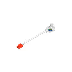 Steckverbinder RETRO CON 3P003, 3-polig, schaltbar, 30cm, weiß